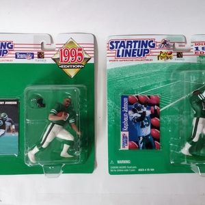 1995 Johnny Johnson 1997 Keysjawn Johnson NY Jets Kenner Starting Lineup…